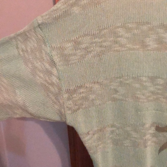 Slouchy Teal Sweater - Surf Style - Picture 3 of 4